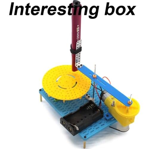 DIY plotter for primary school students to make DIY electric drawing model toys for maker training