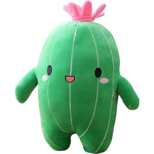 Cactus Plush Toy High Simulation Strong Flexibility Washable Kids Boy Girl Gift Room Decor Cactus Stuffed Doll for Student