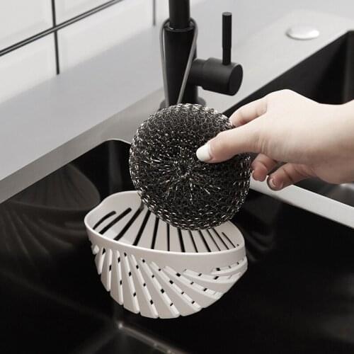 Kitchen Dish Cloth Sponge Storage Bag Sink Holder Holder Soap Portable Home Hanging Drain Bag Basket Bath Storage Tools