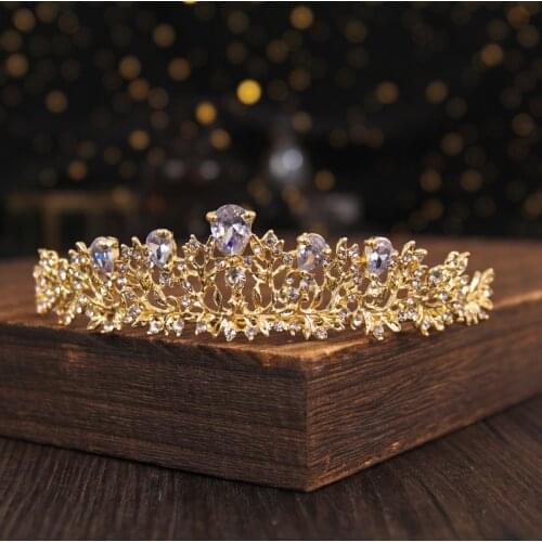 Wedding Zircon Crown Luxury Diadem Headband Rhinestone Headpiece Bridal Headwear King Tiaras Princess Hair Jewerly
