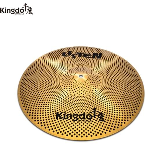 Kingdo Golden low volume cymbal 18"crash+10"splash+18"china cymbal