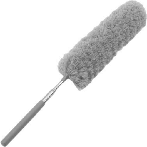 Microfiber Telescoping Duster Stainless Steel Extendable Telescopic Dusters Cobweb Duster Household Cleaning Tools