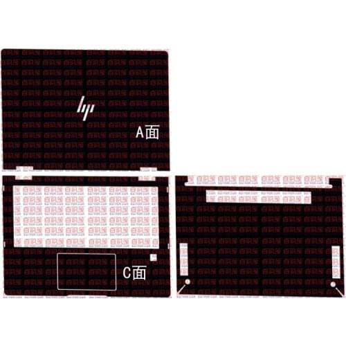 Carbon fiber Vinyl Laptop Skin Stickers Decal Cover Protector for HP EliteBook x360 1030 G2 2nd 13.3" 2017 release