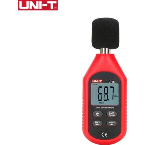 UNI-T Noise Measuring Instrument db Meter 30~130dB Mini Audio Sound Level Meter Decibel Monitor UT353