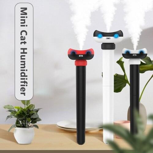 Portable Cat Air Humidifier For Home USB Donut Bottle Aroma Diffuser Detachable For Office Mist Maker Humidification Gift