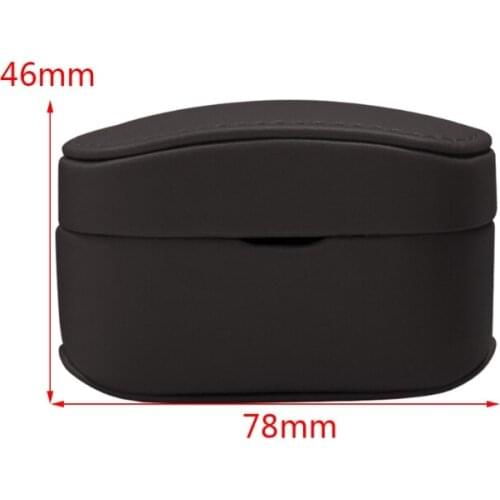 Protective Housings Case High Quality Leather Case Cover for-S-ony WF-1000XM4 Earbuds Charging Case Anti-Lost