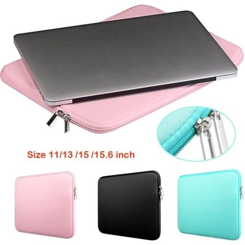 Elisona Carrying Storage Protective Laptop Sleeve Cover Skin Pouch Bag Case for MacBook Mac Book Pro Air 11 13 13.3 15 15.6 inch