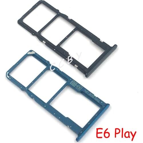 10pcs For Motorola Moto E6 Play Sim Card Tray SD Card Reader Socket Slot Holder Replacement Part