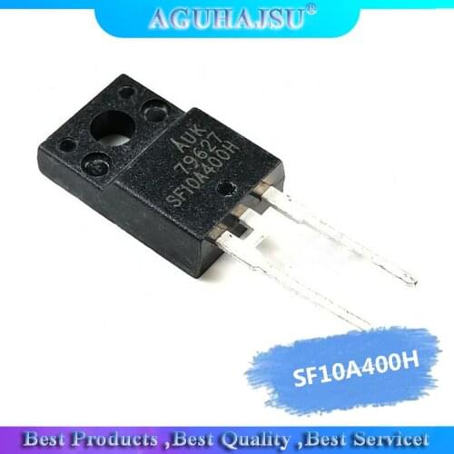 10Pcs SF10A400H TO-220F SF10A400 TO220 10A400