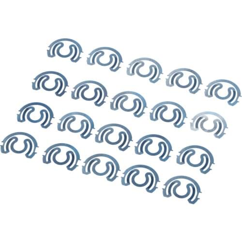 20 Pcs Metal Bobbin Case Spring Sheet Fit for JUKI SINGER CONSEW BROTHER Industrial Single Needle Straight Stitch Sewing Machine