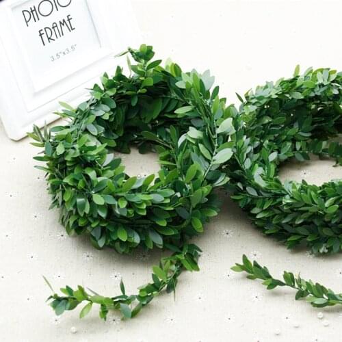 7.5 Meters Artificial Leaf Garland Plants Vine Fake Foliage Handmade for Home Decor Wedding Decoration DIY Wreath Silk Flower