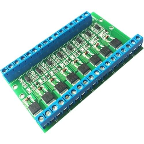 8-channel mos tube / FET module PLC amplifier board / driver module Optocoupler isolation DC