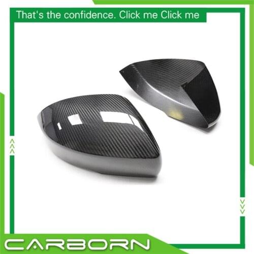 For-Range Rover Sport/Vogue Discovery4/5 2014-ON Add On/Replacement Type Dry Carbon/ABS+Carbon Rear View Mirror Cover