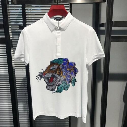 Customized Youth Personality Skull Classic Hot Diamond Hip-Hop Summer Mens T-Shirt Outdoor Polo Sweatshirt New