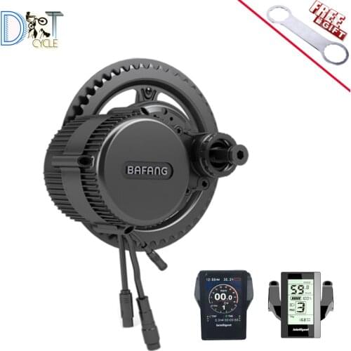 DIY conversion kits BBS02B Bafang 500W 750W mid drive electric motor kits with C965 850C color display for fat tire bike MTB