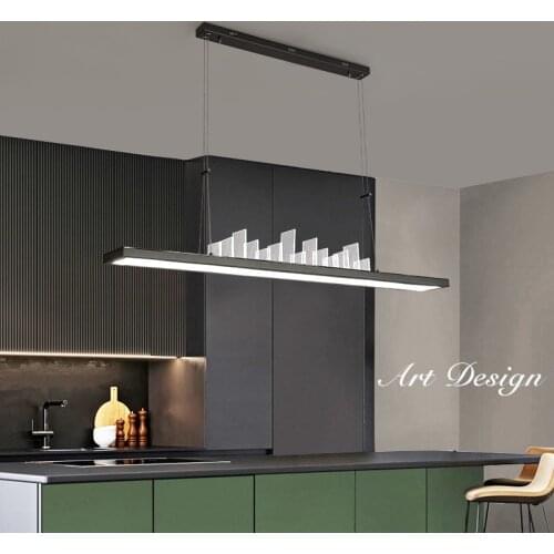 Nordic Luxtury Dining Room Restaurant New Lamp Creative Post Modern Simples Pendent Lights Acrylic LED Lighting Fixtures