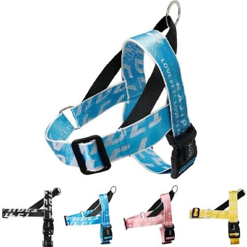 Adjustable Nylon Dog Harness Leash Puppy Vest Pet Walking Training Leash Lead For Small Medium Large Dogs Accessories