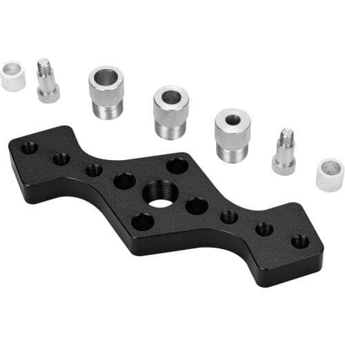 3-in1 Drilling Positioner Hole Opener Disk Dowel Positioner Woodworking Vertical Drill Hole Punch Locator Woodworking Jig Drill