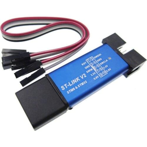 5PCS ST LINK Stlink ST-Link V2 Mini STM8 STM32 Simulator Download Programmer Programming With Cover