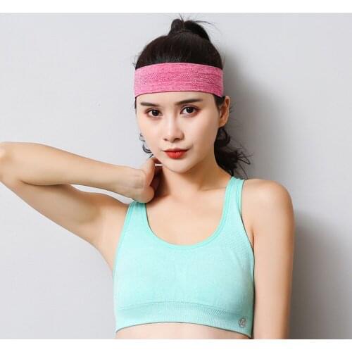 Silicone Sports Hair Band Anti-skid Belt Fitness Antiperspirant Belt Breathable Sweat absorption headband guide sweat EU US Nice