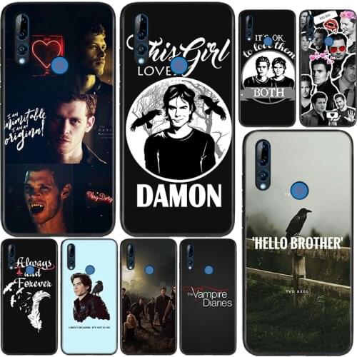 Silicone Cover The Vampire Diaries For Huawei Honor 9 9X 9N 8S 8C 8X 8A V9 8 7S 7A 7C Pro lite Prime Play 3E Phone Case