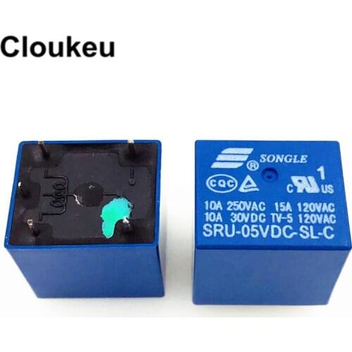 SRU-05VDC-SL-C 10A T70 Relay DIP5