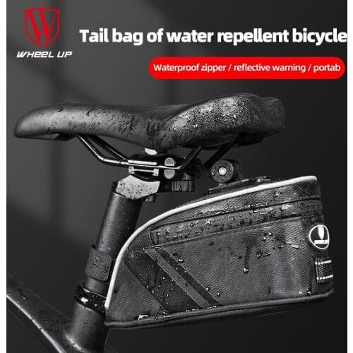 Wheel Up Bicycle Bag Tail Bag Of Water Repellent Bicycle High Capacity Storage Riding safer Bag Bike Saddle Suspension Bag