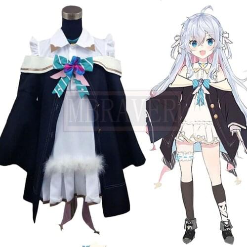 VTuber Hololive Kagura Nana SJ Lovely Dress Uniform Cosplay Daily Party Suit Costume Outfit for Halloween Carnival Party