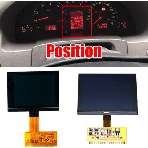 Wooeight 8N2920930G VDO LCD Instrument Cluster Dashboard Pixel Repair Gauge Cluster Display Screen Fit For Audi A3 A6 C5 TT 8N