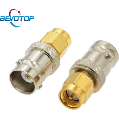 10 pcs/lot SMA Male to BNC Female Radio Antenna Connector Adapter RF Coax Converter Radio Antenna Adapters Kit Coaxial