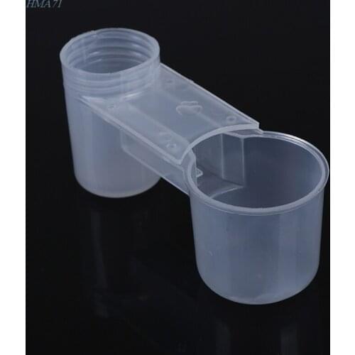 1PC Bird Dove Quail Drinker Bowl Automatic Waters Drinking Cups Dual Port Pet Automatic Bird Feeder Water Equipment