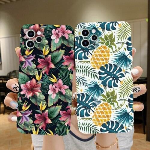 Watercolor Forest Flower Pattern Case For Samsung Galaxy A50 A70 A10 A20 A30 A40 A60 A50S A30S Silicone Protect Back Phone Cover