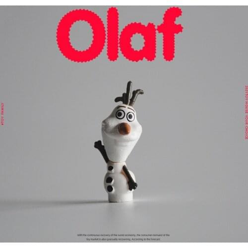 36piece 3cm very small Disney Frozen Olaf figure Toy Action Figures snow man collection DIY toys