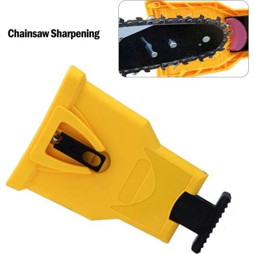 Chainsaw Sharpener Tool For Woodworking Grinding With Teeth Sharpening Stone Portable Grinder Tool Small Whetstone