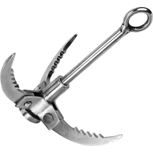 Claws Outdoor Climbing Small Size Camping Stainless Steel Claw Multifunctional Travel Mountaineering Hook Servival Security Tool