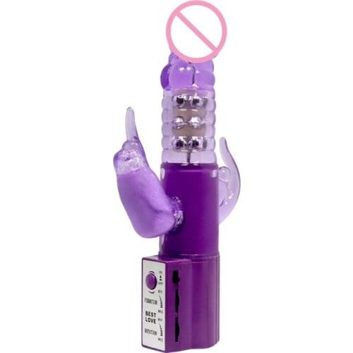 Rabbit vibrator Multi-speed vibration dildo g-spot Massage Anal Plug vibrator sex toys for woman gay Adult Sex Products