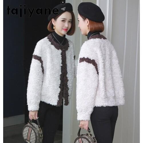 Winter Jacket Womens 2021 Woman 100% Wool Jackets Women Real Fur Coat High Quality Clothes Elegant Mujer Parkas TN1613