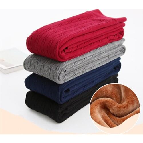 Fashion Girls plus velvet leggings girls winter new childrens trousers 1-6 years old baby plus velvet thick pants