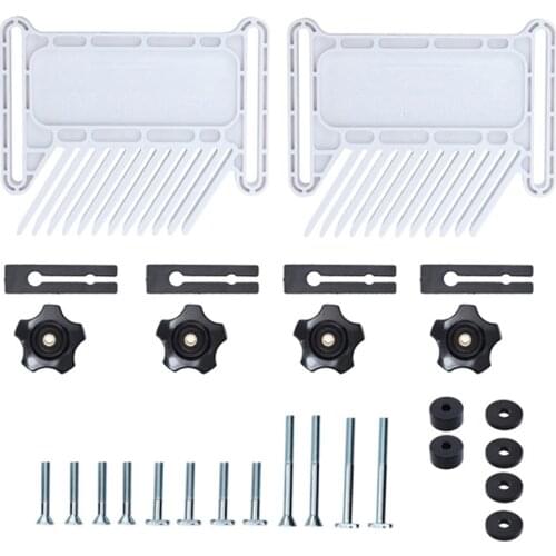 Featherboard Set, Double Featherboards Feather Board for Table Saws Band Saws Router Tables Tools Miter Gauge Slot Woodworking