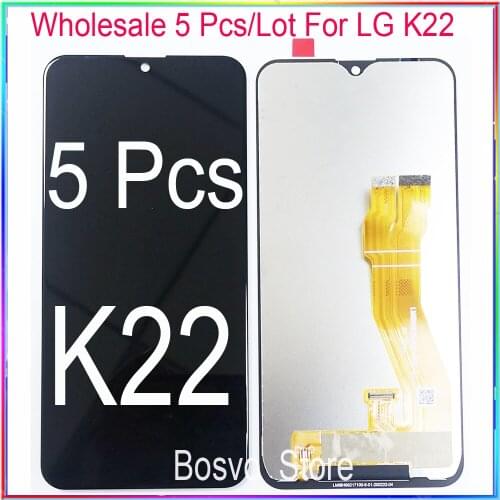 Wholesale 5 Pcs / lot for LG K22 LCD Screen Display with Touch Digitizer Assembly