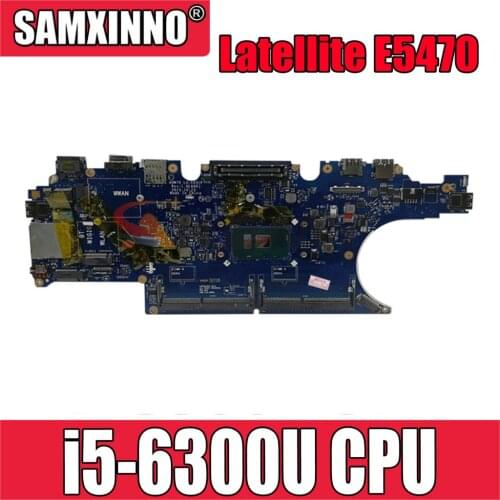 Original laptop Mainboard For DELL Latellite E5470 Core i5-6300U Mainboard CN-0HCP0K 0HCP0K LA-C631P SR2F0 DDR3