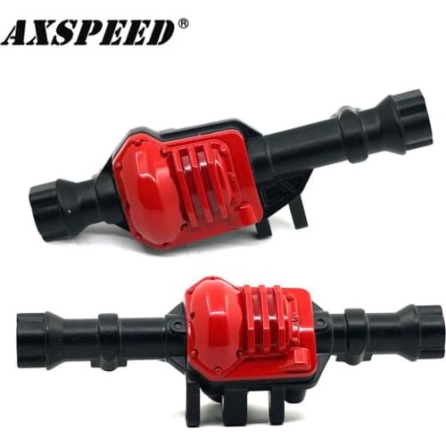 Black Alloy Front And Rear Axle Shell For 1/10 RC Cars Axial TRX4 TRX-4 TRAXXAS Rock Crawler Parts Upgraded