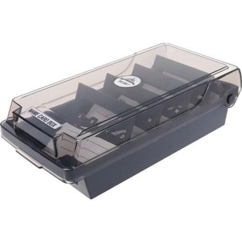 Large Capacity Splitter Index Tabs Business Card Holder Name Card Storage Box Organizer Case