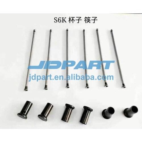 S6K valve push rod and Valve Tappet For Mitsubishi