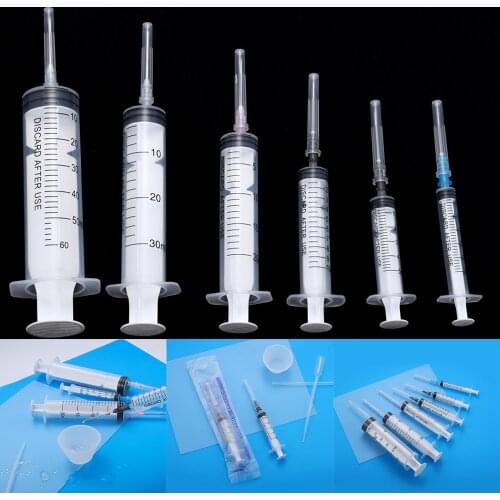 1pcs Oil Syringe Epoxy Resin Shaker 3-60ml Dispense Needles DIY Shaker Charms Liquid Injection Pipette Tools Jewelry Accessories