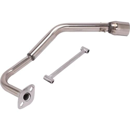 Slip On Motorcycle Exhaust Front Link Pipe Head Tube Stainless Steel Exhaust System For HONAD SH125I SH150I 2017-2020