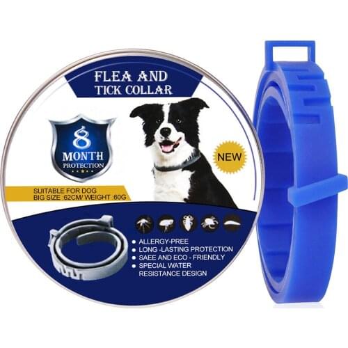 Removes Flea and Tick Collar Dogs Cats Up To 8 Month Flea Tick Collar