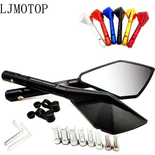 CNC Aluminum Universal Motorcycle Rearview Mirror Moto side Mirrors For Ducati MONSTER S2R 800 821 MONSTER 797 MONSTER