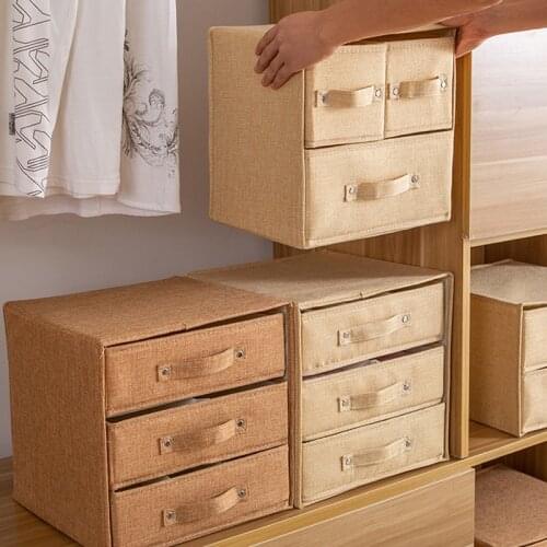 Closet Storage Drawer Sundries Underwear Organizer Pocket Drawers Clothes Storage Clothing Home Organization Accessories Supply