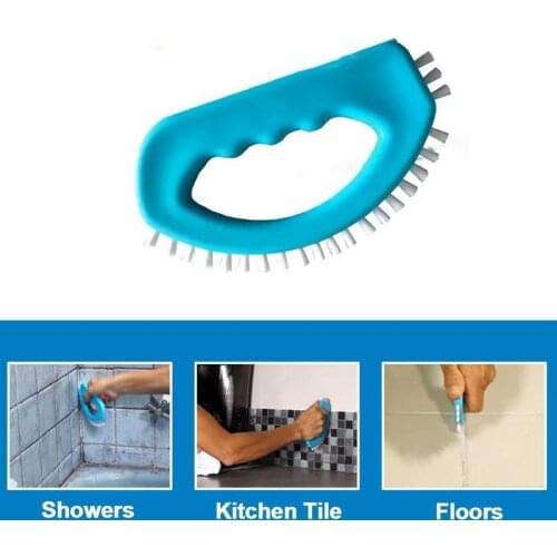 3pcs Grout Hero Cleaning Brush Cleaner For Floor/Kitchen/Bathroom Tile Crevice Window Cleaning Tools Household Accessories